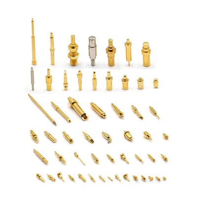 Conector de Pogo de Brass sob medida Pin de Pogo revestido de estanho M3 de parafuso