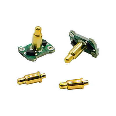 Alta Potência 9A Bateria Latão POGO Pin Connector através de Furo PCB pinos carregados de mola