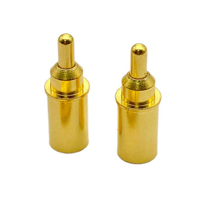 Alta Potência 9A Bateria Latão POGO Pin Connector através de Furo PCB pinos carregados de mola