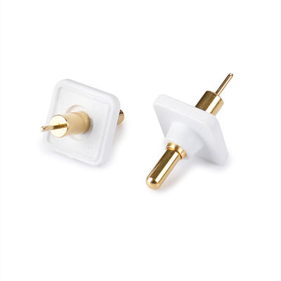Alta Potência 9A Bateria Latão POGO Pin Connector através de Furo PCB pinos carregados de mola