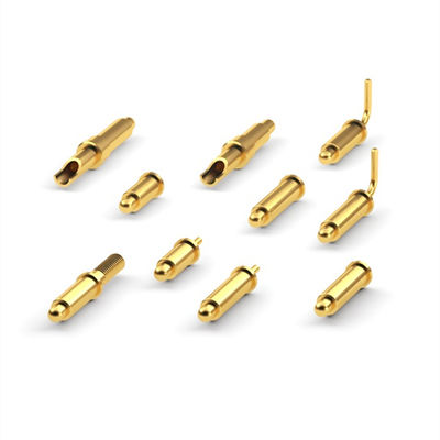 Alta Potência 9A Bateria Latão POGO Pin Connector através de Furo PCB pinos carregados de mola