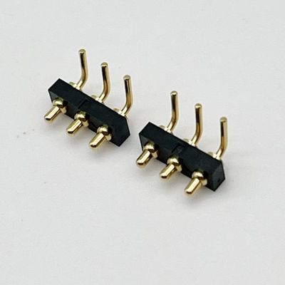 Conector Pogo de 2,54 mm tipo Dip 3 pin H1.5 mm personalizado para conector de pinos de mola