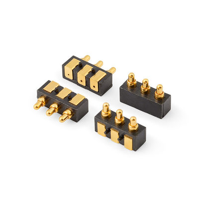 6 Pin Pogo Pin Connector com contato de mola fácil manutenção e substituição