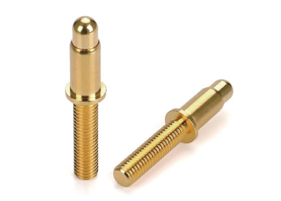 Tipo de fio Pogo Pin Conector de latão Dia8.0 Pogo Pin carregado de mola