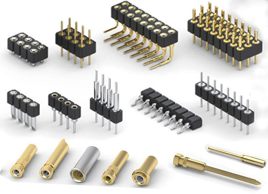 1.27mm 2.0mm 2.54mm cabeçalho de alfinete redondo conector de PCB cabeçalho de alfinete mecanizado tipo SMT