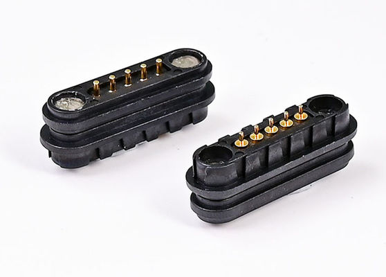 3A 2A Conector magnético de corrente 5P Conector magnético masculino feminino