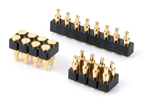 6 Pin Pogo Pin Connector com contato de mola fácil manutenção e substituição