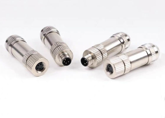 M8 IP67 Conector circular Conector masculino de proteção 3 4 5 6 8 Conector de tipo de montagem de pinos