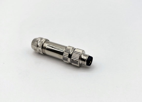 M8 IP67 Conector circular Conector masculino de proteção 3 4 5 6 8 Conector de tipo de montagem de pinos