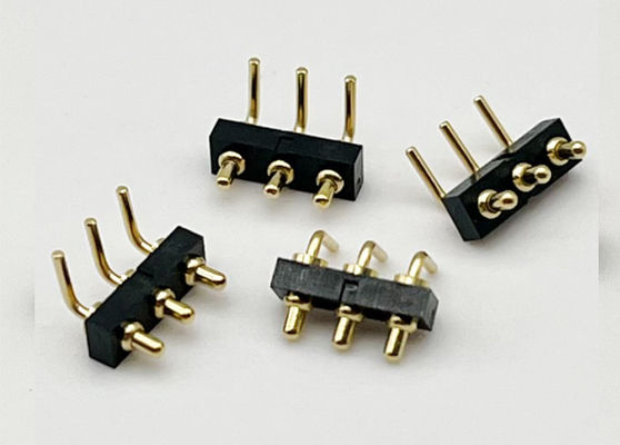 Conector Pogo de 2,54 mm tipo Dip 3 pin H1.5 mm personalizado para conector de pinos de mola