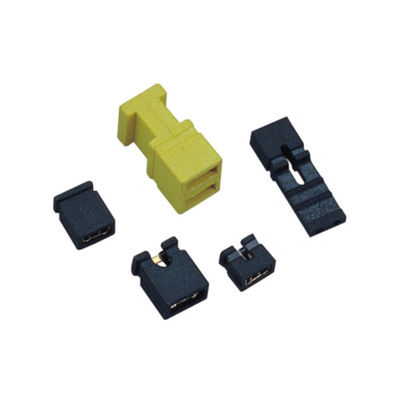 3A-5A 2.54mm Pitch Mini Jumper Altura 6.0mm Vermelho Azul Amarelo Preto com tapa aberta