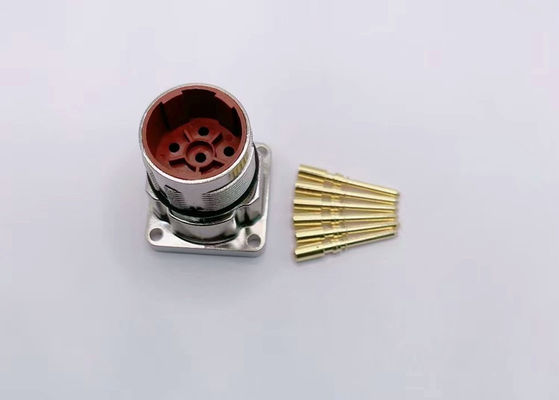 M23 Conector de fio circular de potência 6 pin Servo Encoder Fêmea Macho Crimp Plug