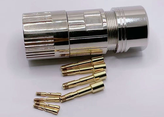 M23 Conector de fio circular de potência 6 pin Servo Encoder Fêmea Macho Crimp Plug