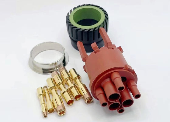 Conector de alimentação M40 circular 6 pin Servo Encoder Fêmea Plug Crimp Wire