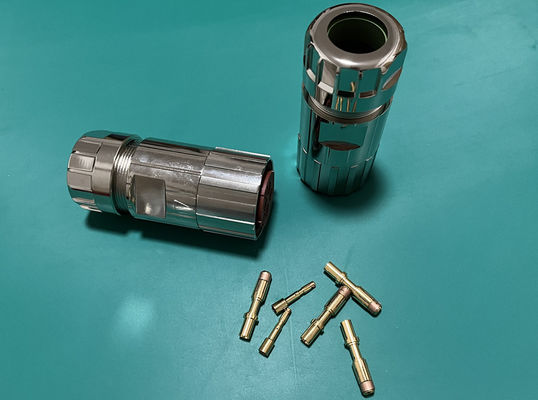 Conector de alimentação M40 circular 6 pin Servo Encoder Fêmea Plug Crimp Wire