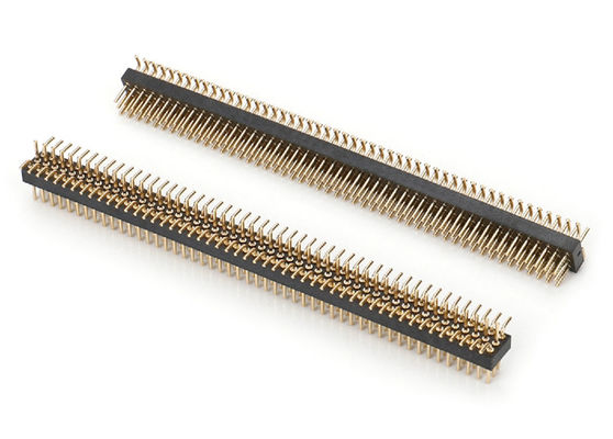 1.27mm 2.0mm 2.54mm cabeçalho de alfinete redondo conector de PCB cabeçalho de alfinete mecanizado tipo SMT