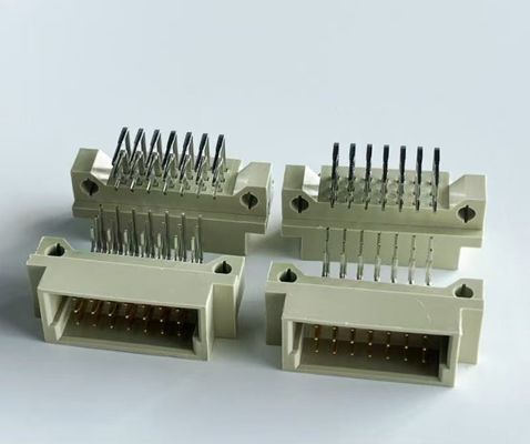 2.54mm Din 41612 Conector 21 Posição Ângulo Direito Macho 3x7Pin Conector Eurocard