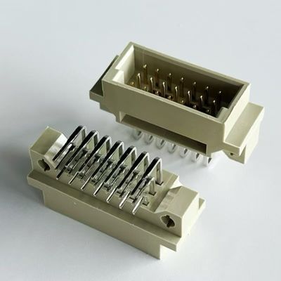 2.54mm Din 41612 Conector 21 Posição Ângulo Direito Macho 3x7Pin Conector Eurocard