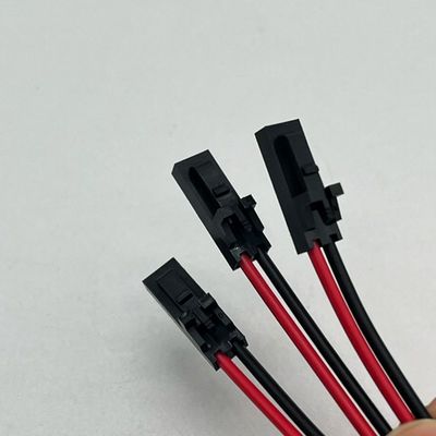 Molex 2.54mm 2P Conector feminino para M4 Terminal redondo com cabo de fio UL1007 22AWG cabo