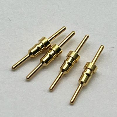 Pin de contato CNC em latão, encaixe em latão, plugue em latão, pin eléctrico, pin redondo, 10,0 mm