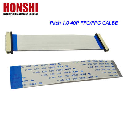 Arnês de fiação de cabo flexível plano 0,5 mm Pitch 4P-68P Reverso 60/100/150/200MM FFC Cable