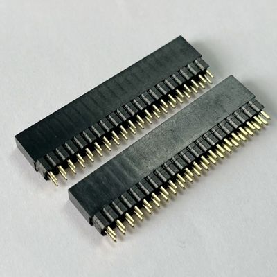 2.54mm Pitch Dual Row H8.5mm Board To Board Connector Conector de cabeçalho de alfinete feminino