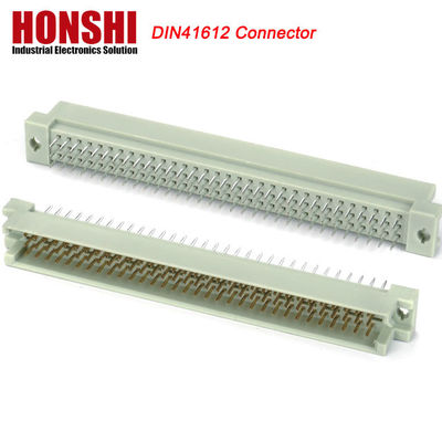 5.08mm DIN 41612 Conector 2 linhas 15P Fêmea Tipo de alimentação PCB Vertical Fêmea 7+8 P 15Pin