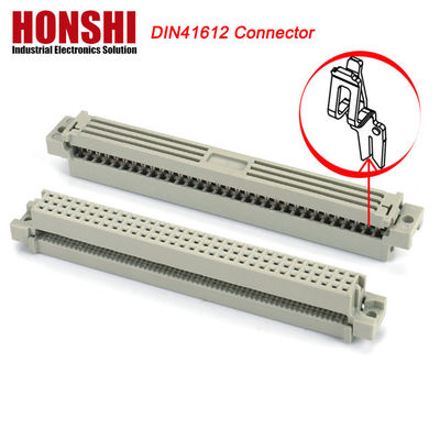 PCB ângulo direito macho 48P 3 linhas DIN41612 conector, 90 graus R/A PCB macho 3 * 16P 48Pin