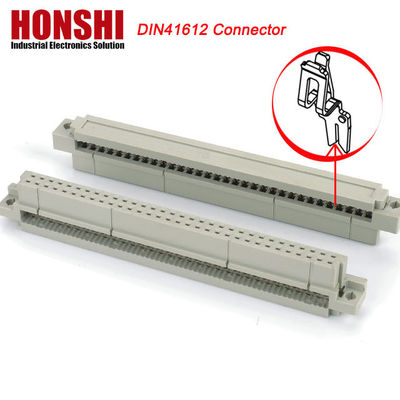 PCB ângulo direito macho 48P 3 linhas DIN41612 conector, 90 graus R/A PCB macho 3 * 16P 48Pin
