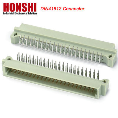 PCB ângulo direito macho 48P 3 linhas DIN41612 conector, 90 graus R/A PCB macho 3 * 16P 48Pin