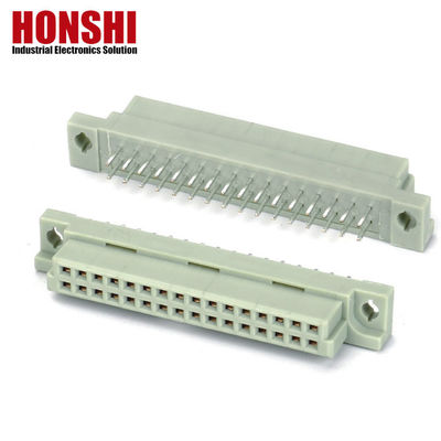 PCB ângulo direito macho 48P 3 linhas DIN41612 conector, 90 graus R/A PCB macho 3 * 16P 48Pin