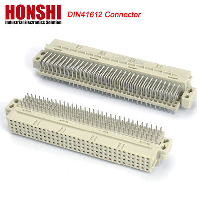 DIN 41612 Quatro filas em linha 128 pin DIN41612 conector PCB de latão Aplicação atual