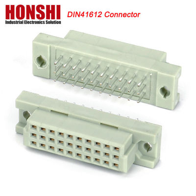 Euro Din 41612 Conector 3 linhas Plug Header macho Conectores Eurocard 48 pin ângulo direito