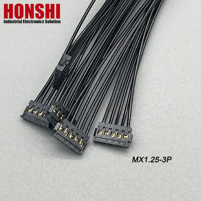 MOLEX 78172 Conjunto de arnês de fio terminal preto