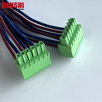 3.5mm Fêmea Plug-in Terminal Bloco de fios e cabos de montagem Fabricante cabos de arnês