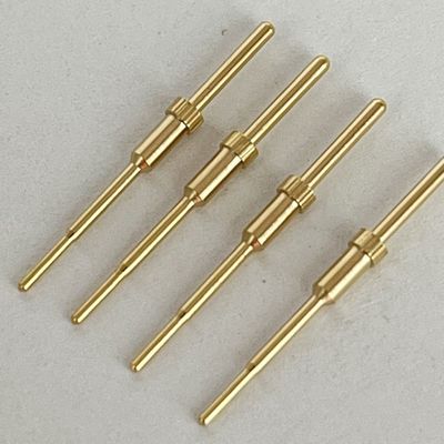 Pin de terminal de latão personalizado para conector de pinos de torneamento CNC