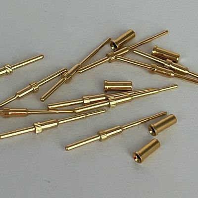 Pin de terminal de latão personalizado para conector de pinos de torneamento CNC