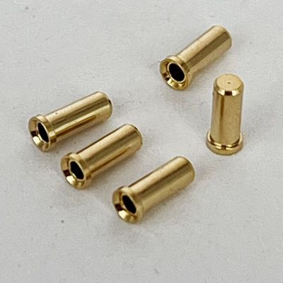 2.32mm Conector Circular Crimp Contactos Feminino Pin de Brass Pin Conector Revestido em Ouro