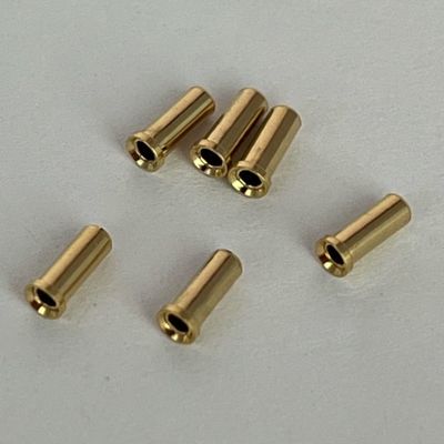2.32mm Conector Circular Crimp Contactos Feminino Pin de Brass Pin Conector Revestido em Ouro