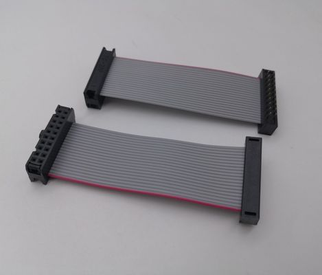 Ul 2561 28 Gauge 2.54 Pitch Dip Cable Assembly Idc 20 Pins Flat Ribbon Cable Wire Harness
