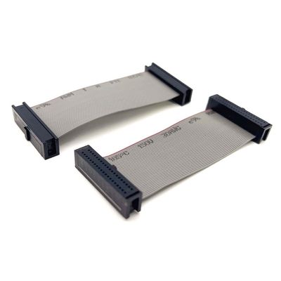 Ul 2561 28 Gauge 2.54 Pitch Dip Cable Assembly Idc 20 Pins Flat Ribbon Cable Wire Harness