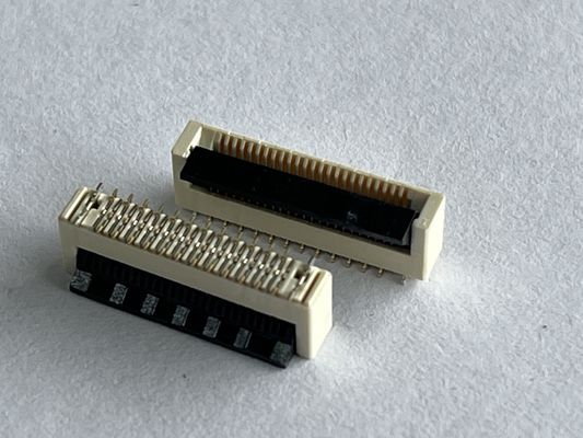 Fpc conector backflip fundo contato zif tipo smd fpc ffc conector de tomada 0,5 passo