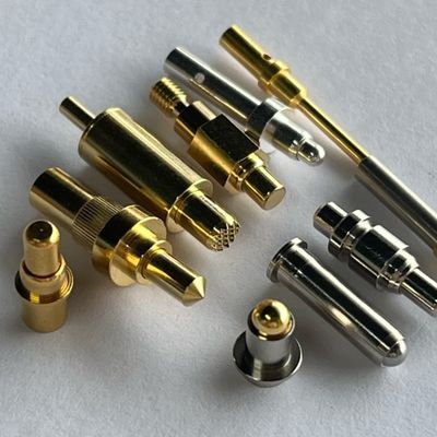 Pogo Pin Connector Spring 1A 3A 10A Ouro Cobre M8 M4 M3 M2 parafusos de teste de fio condutor