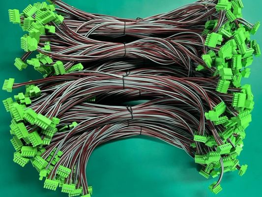 OEM comprimento do cabo Máquina Industrial 5.08mm Terminal Bloco Verde Cable And Wire Harness Assembly 0.5M 1M 100% Inspeção de teste