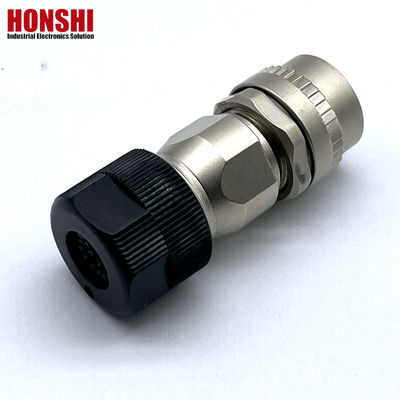 DDK CM10 série Conector impermeável masculino-feminino com casca de liga de zinco 2 pines / 10 pines terminais de cobre e design durável