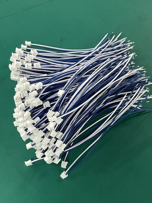 Conector de fio de passo de 1,5 mm 2 3 4 pinos Jst Zh 1.5 Montagem de chicote de fios personalizado Cabos de 2 vias para AWG24 / AWG26 / AWG28 OEM
