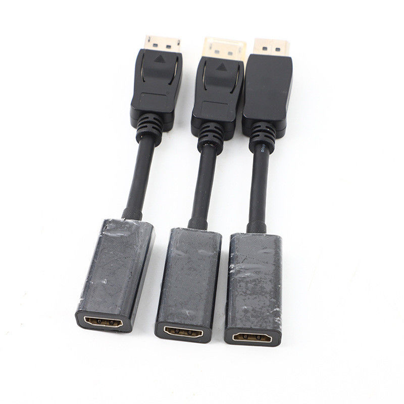 DP Homem para HDTV Mulher HDTV Adaptador de cabo 4K 30HZ Transferência de dados de carregamento rápido