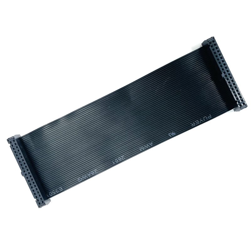 Módulo de cabo plano preto de 2,54 mm personalizado de 6 pin - 64 pin IDC