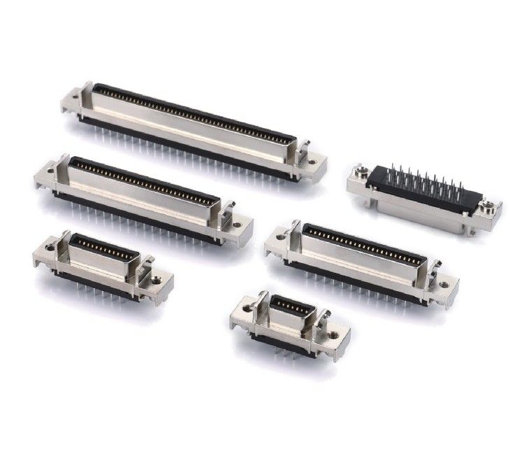 MDR PCB Conector SCSI direto 14 20 26 36 50 Pin 68 Pin 100 Pin