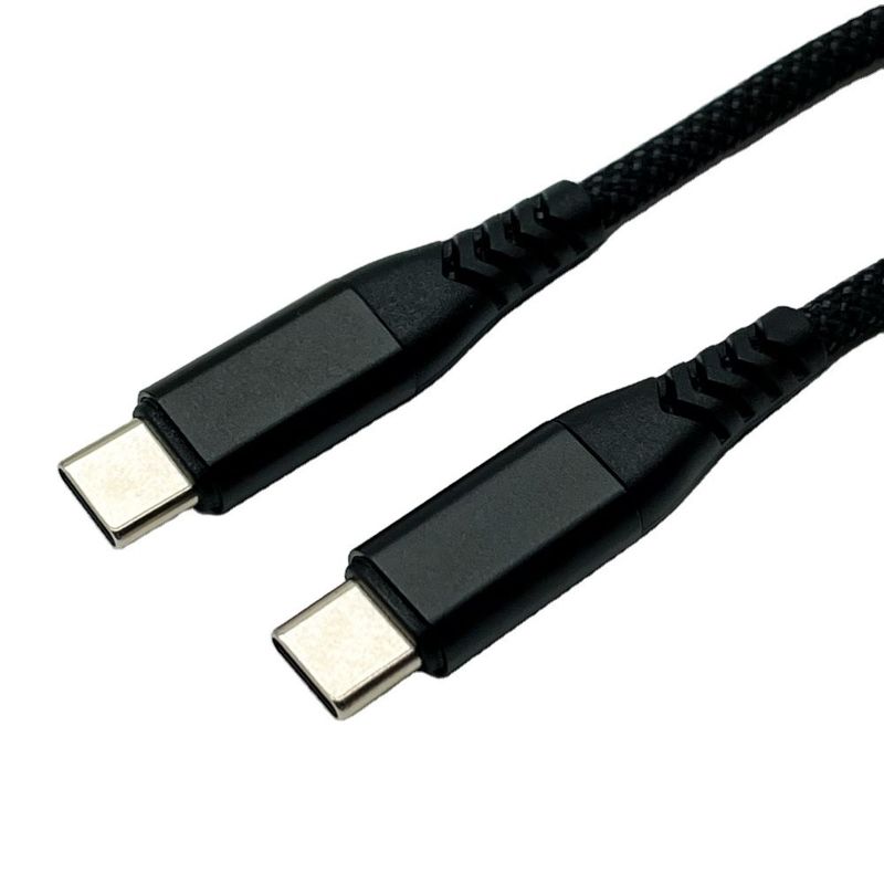 Cabo USB UL2725 preto Tipo C USB 2.0 um conector masculino com chapa dourada